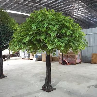 China Autumn Large Outdoor Fake Artificial Chinese Japanese Maple Tree Beautiful Colorful Artificial Tree for sale