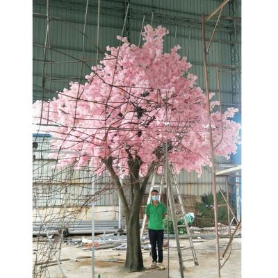 China Beautiful Colorful Artificial Tree Customized Large Artificial Flower Trees Cherry Blossom Trees For Outdoor Wedding Decoration for sale