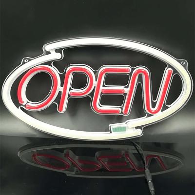 China Outdoor Open Neon Acrylic Flex Sign Buildings Custom For Bar Letters Light Led Neon Open Sign for sale