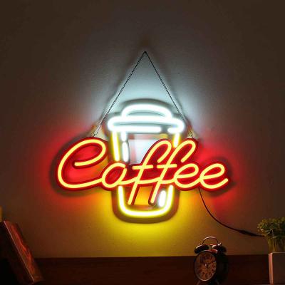 China Buildings Neon Sign Cafe Club KTV Creative Customs Lead Wall Decoration Advertising Acrylic Led Neon Signs for sale