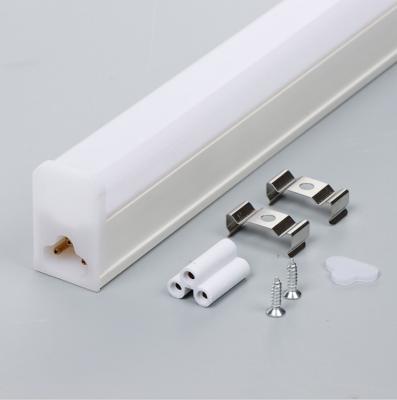 China Warehouse Zhongshan Factory Led Tubes Pc Material Led T5 Integrated Single Fixture 4ft 20W T5 led tube for sale