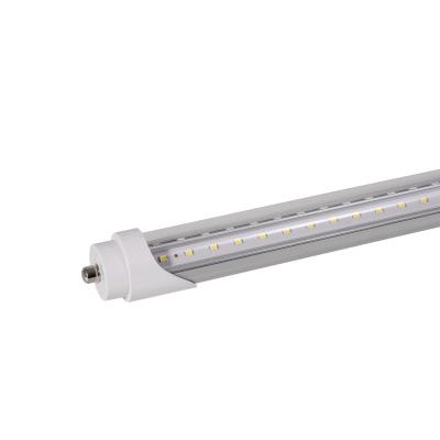 China Warehouse Super Bright Fa8 Single Pin V shape72W 8ft 96inch 2400mm T8 lamp T8 LED Tube light for sale