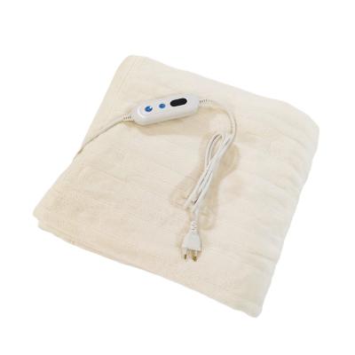 China OEM Factory Amazon Hot Cheap Hot Heated Throw Overheat Blanket With Timer For Travel Camping for sale