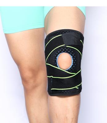 China Adjustable Elasticity Breathable Knee Support Compression Brace Adjustable Knee Sleeves High Elastic Knee Brace Support for sale