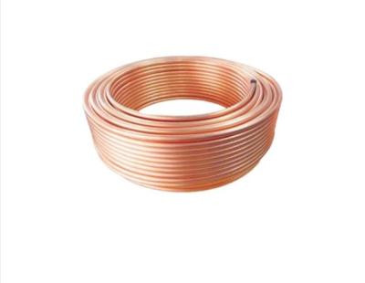 China High quality water tube ASTM b280 C12200 copper pipe for cooling 5/8 copper pipe ac copper pipe 1/2 in stock for sale