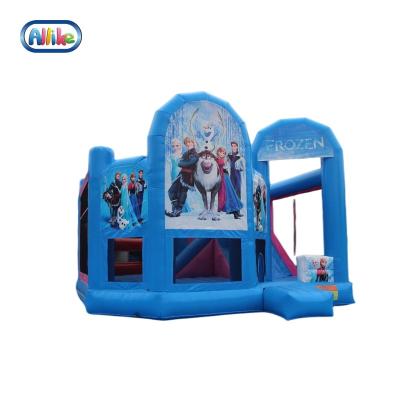 China Inflatable Bouncer Boy Bouncer Jumping Castle Water House Bounce Party Rainbow Slide Modern Combo Cow Combo for sale