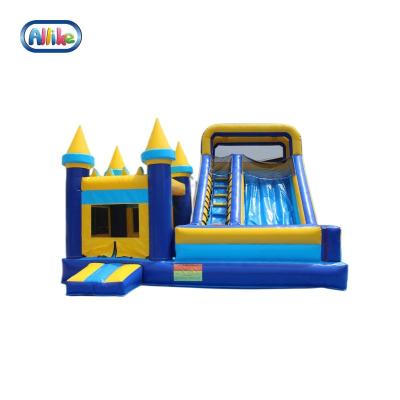 China Party Jungle Inflatable Bouncer Combo Bouncy Inflatable Combo Dry Slide for sale