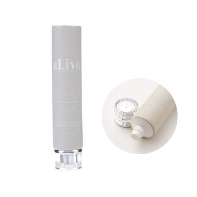 China Custom Empty Biodegradable Plastic Empty Biodegradable Plastic Lotion Soft Tube Cosmetic Squeeze Tube PE Packaging Skin Care Hand Shampoo Body Cream Squeeze Tube for sale