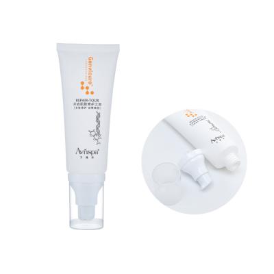 China Eco Friendly Cosmetic Skin Care Packaging Plastic Packaging Lotion Tube Cream Tube With Airless Pump for sale