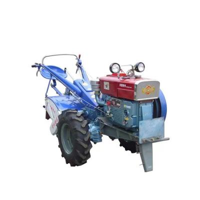 China Hotels 8-22hp Two Wheel Blow Tractor Mini Walking Agricultural Tractor for sale