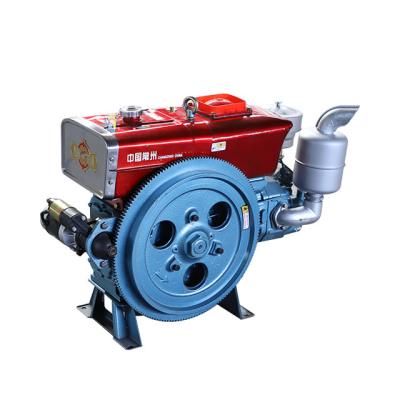 China Water Cooled Engine 15HP Electric Mechanical Electric Start Small Diesel Engine for sale