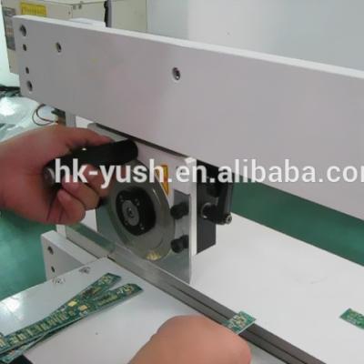 China FR4 PCB depanelizer for SMT assembly line / PCB V cut depanel machine for small PCB sizes - YSV-1M YSV-1M for sale