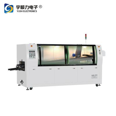 China LED light production DIP line double wave soldering machine / lead free wave soldering for sale