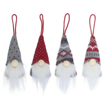 China Gnomes Ornaments Christmas Tree Hanging Gnomes Ornaments Santa Elf Handmade Holiday Decorations Hanging Home Decorations Plush Gnomes for sale