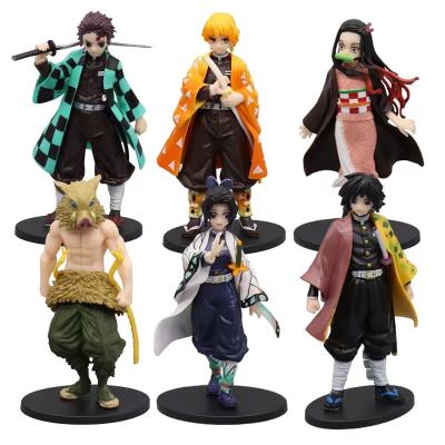 China PVC Figure Toys Blind Box Action Number Anime Demon Slayer Character Model Decoration Collection Toy for sale