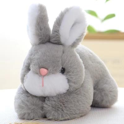 China Easter Animals Soft Bunny Plush Toys Gift Decoration Rabbit Stuffed Toys Cuddly Cute Long Ear Wholesale Custom for sale