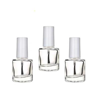 China Cosmetic Empty Nail Polish Bottles With Nail Polish Glass Bottle DIY Refillable Nail Polish Glass Container Brush With Brush Funnel for sale