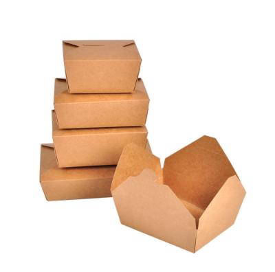 China Shenzhen Guangdong High Quality Disposable Box Small MOQ Recycled Biodegradable Materials Food Packaing Box for sale