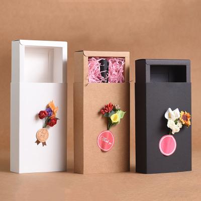 China Gift Box Packaging Paper Materials Small MOQ Kraft Paper Recycled Box High Quality Box From Shenzhen Guangdong Manufacturer for sale