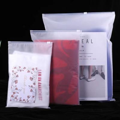 China shoes & Garment Clear Slider Zipper Poly Bags Polyethylene Storage Bags For Packing Plastic Bags Industrial Food Service Health for sale