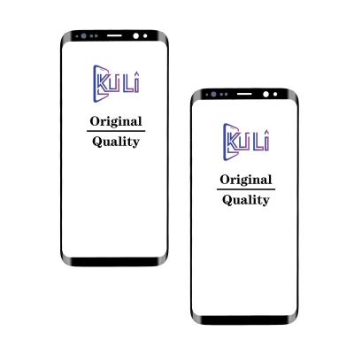 China For Galaxy S8+ KULI Factory Wholesale Original Touch Screen Front Glass Replacement For Samsung S8 Plus Edge Curved Outer Glass Lens With OCA for sale