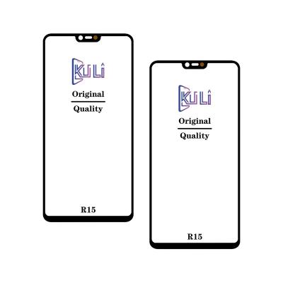 China For OPPO R15X KULI factory price LCD display lens outer glass touch screen original mobile front display screen replacement with OCA for OPPO R15 for sale