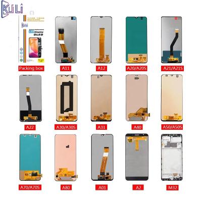 China Replace damaged mobile phone parts KULI LCDs for various Samsung models A10s A0s A21 a21s A51 M20 M30 note8 note9 touch screen digitizer wholesale for sale