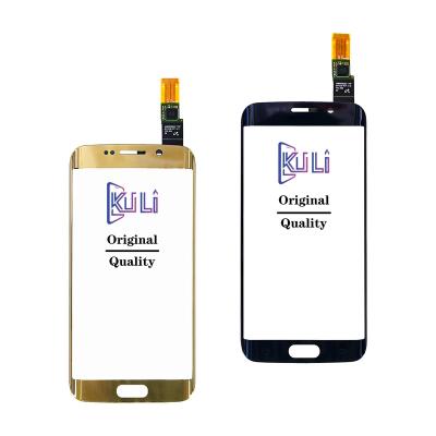 China Factory Original Repair Mobile Phone Screen KULI For Samsung S6 TP Touch Screen Replacement Mobile Edge Curved Front Glass With OCA Screen Digitizer for sale