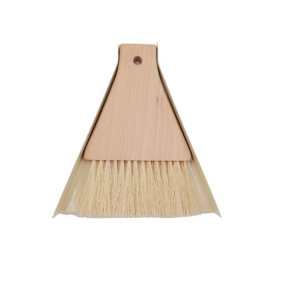 China AZ Hot Selling Mini Kitchen Table Cleaning Brush and Stocked Wooden Dustpan Set for sale