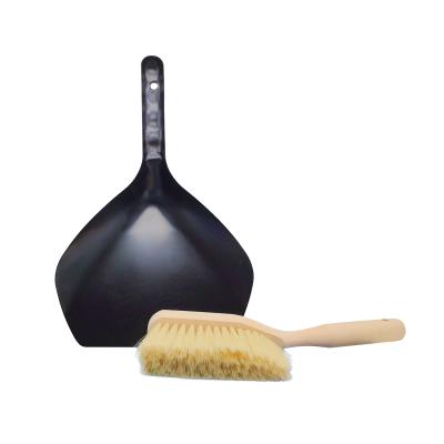 China New Wooden Mini Brush Broom and Dustpan Stocked Set for House Cleaning for sale