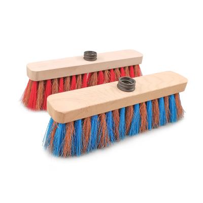 China Low Price Smooth Natural Wooden Brooms Durable Supplier Eco - Friendly Broom Head for sale