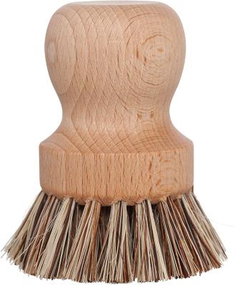 China Sustainable Natural Long Bristle Kitchen Dish Cleaning Brushes Wooden Dish Washing Brush for sale