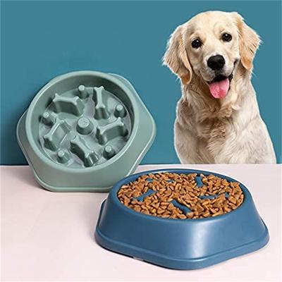 China Stocked Dog Feeder Slow Bowl, Non Slip Puzzle Bowl - Interactive Anti-Swallow Pet Slower Food Feeding Dishes Bloat Retriever Bowls for sale