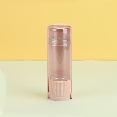 China New Design Amazon Travel Dog Pet Water Bottle Pet Water Dispenser Portable Plastic Pet Water Bottle Stocked for sale