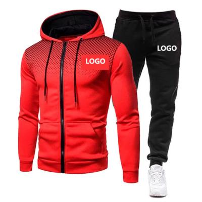 China Breathable Lunar Blue Custom Logo High Quality Outdoor Casual Jogging Spring And Fall Men Sportswear Set for sale