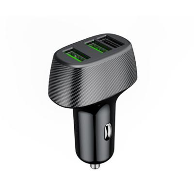 China New Arrival Car Charger Light 3 Ports Palladium QC 38w Usbc Smart Fast Usb Portable Charger for sale