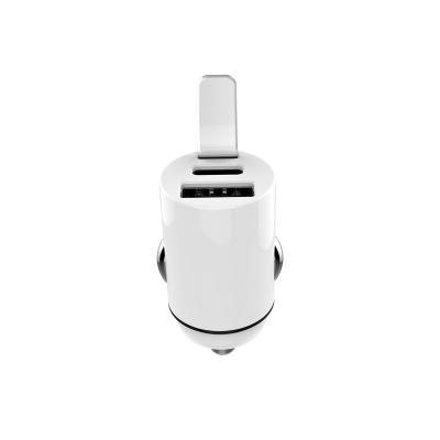 China Mini 20W New USB Dual Port Mobile Phone Car Charger for sale