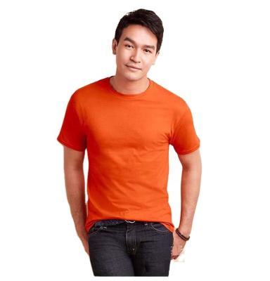 China new summer 150g men's casual sports T-shirt solid color fashion custom Anti-wrinkle tops short sleeve round neck T-shir for sale