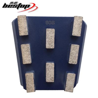 China For Concrete Floor Grinding Bestop Frankfurt Concrete Floor Diamond Grinding Trap With 8 Segments for sale