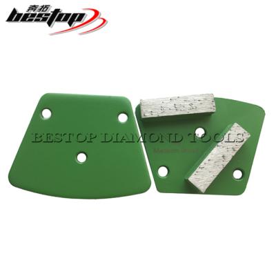 China For Concrete Floor Grinding Concrete Floor Diamond Grinding Cheap Price Trapezium Segments 40x10x10mm for sale