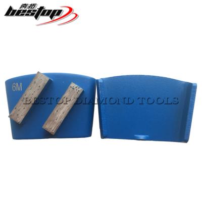 China For Concrete Floor Grinding HTC Segment Diamond Grinding Plate For Concrete Floor for sale