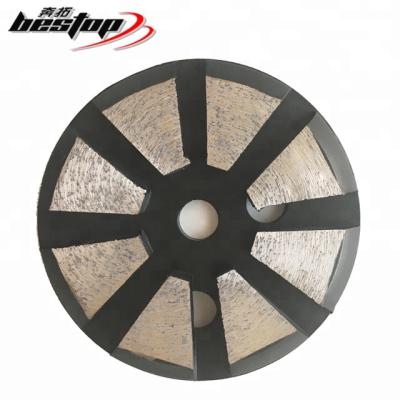 China Inch Diamond Floor Grinding Disc of concrete and terrazzo etc. 3 with 8 Diamond Segments for sale