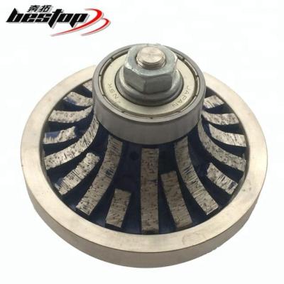 China Granite Segmented Threaded Granite Limestone Diamond Router Bits M14 for sale