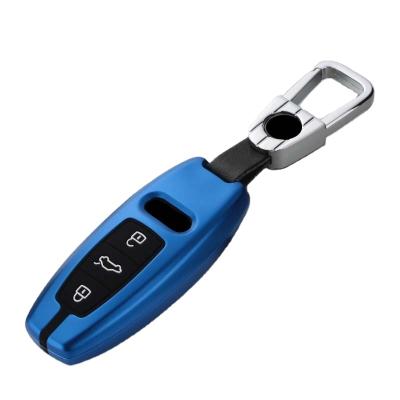 China Business Aluminum Alloy Car Key Shell Key Case Waterproof Cover For 21 Audi A6L A6/A8L A7 A8dynamic Full Silicone Version for sale