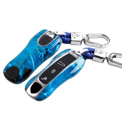 China Fashion Factory Hot Sale ABS Car Key Shell Waterproof Cover Case For New Cayenne Paramera 971 Porsche Car Key Shell for sale