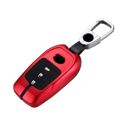 China Business Aluminum Alloy Car Key Case Cover Key Shell For Toyota Key Case Highlander Corolla Prado Rongfang Ralink Twin Engine Crown for sale