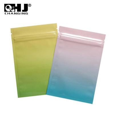 China Hot Selling Disposable Clear Mylar Bag Customized Zipper Lock Bags Stand Up Pouch for sale