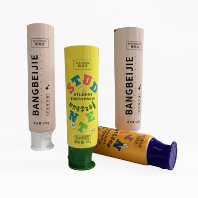 China Recyclable 60g 80g Toothpaste Tube Manufacturer Customized Squeeze Aluminum Plastic Tubes Toothpaste Tube Manufacturer Customized Spray Packaging for sale