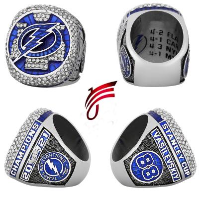 China TRENDY 2021 Tampa Bay Lightning Champion Ring NHL Competition Champion Factory Sto for sale