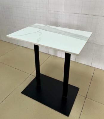 Chine Table de côté en céramique à cadre métallique Taille personnalisée pour les meubles de salle à manger à vendre